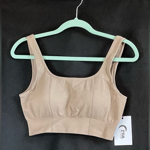Zyia Taupe Firm and Free Seamless Bra (SzLg)